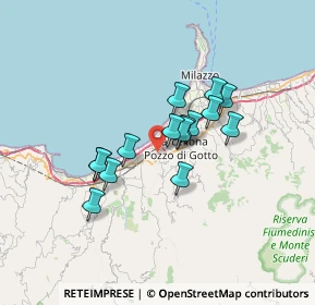 Mappa Via Statale S. Antonio, 98051 Barcellona Pozzo di Gotto ME, Italia (5.67867)