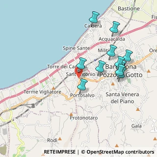 Mappa Via Statale S. Antonio, 98051 Barcellona Pozzo di Gotto ME, Italia (2.16545)