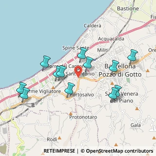 Mappa Via Statale S. Antonio, 98051 Barcellona Pozzo di Gotto ME, Italia (2.16)