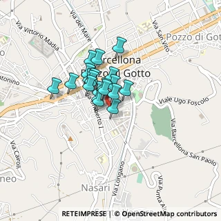 Mappa Via Regina Margherita, 98051 Barcellona Pozzo di Gotto ME, Italia (0.2935)