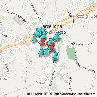 Mappa Via Regina Margherita, 98051 Barcellona Pozzo di Gotto ME, Italia (0.23)