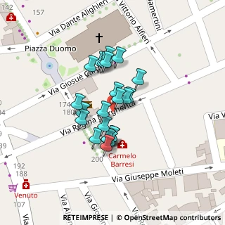 Mappa Via Regina Margherita, 98051 Barcellona Pozzo di Gotto ME, Italia (0.04348)