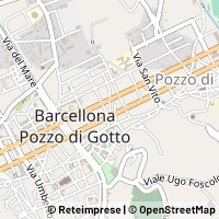 خريطة Barcellona Pozzo di Gotto