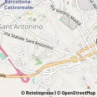 Kort Barcellona Pozzo di Gotto