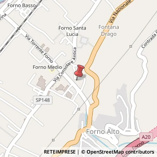 Mappa Via Torrente Forno, 143, 98071 Capo d'Orlando, Messina (Sicilia)