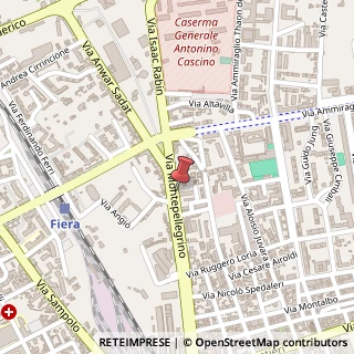 Mappa Via Montepellegrino, 189, 90142 Palermo, Palermo (Sicilia)