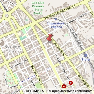 Mappa Via Pietro Moscatello, 32, 90143 Palermo, Palermo (Sicilia)