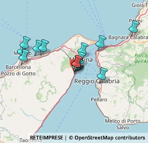 Mappa A18 Messina - Catania, 98128 Messina ME, Italia (13.12429)