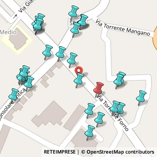 Mappa Via Torrente Forno, 98071 Capo d'Orlando ME, Italia (0.09483)