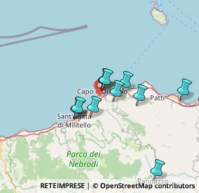 Mappa Via Torrente Forno, 98071 Capo d'Orlando ME, Italia (11.72667)