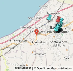 Mappa Via Statale San Antonio, 98051 Barcellona pozzo di Gotto ME, Italia (2.46368)
