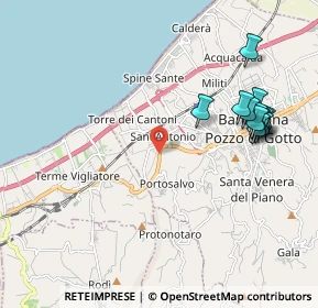 Mappa Via Statale San Antonio, 98051 Barcellona pozzo di Gotto ME, Italia (2.50583)
