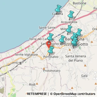 Mappa Via Statale San Antonio, 98051 Barcellona pozzo di Gotto ME, Italia (2.22909)