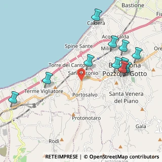 Mappa Via Statale San Antonio, 98051 Barcellona pozzo di Gotto ME, Italia (2.60455)