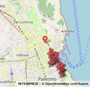 Mappa Via Salvatore Bono, 90143 Palermo PA, Italia (2.55077)