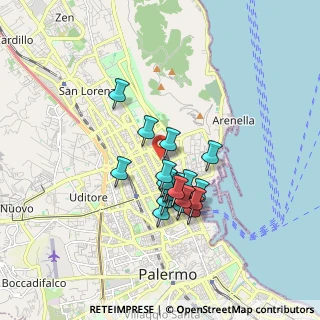 Mappa Via Salvatore Bono, 90143 Palermo PA, Italia (1.4885)