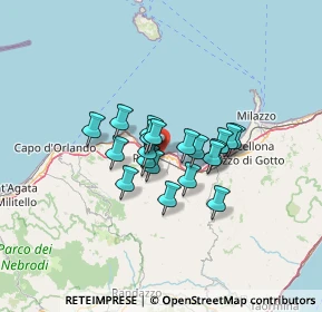 Mappa Contrada Acquarancio, 98066 Patti ME, Italia (9.6375)