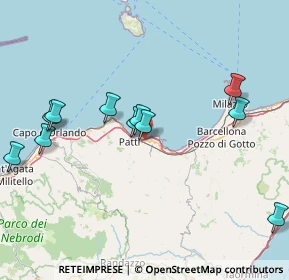 Mappa Contrada Acquarancio, 98066 Patti ME, Italia (18.59909)