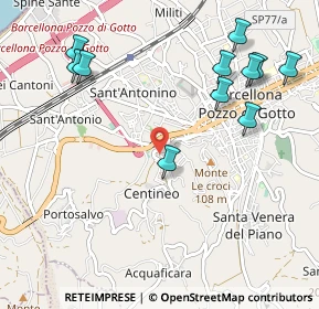 Mappa Via Torquato Tasso, 98051 Barcellona Pozzo di Gotto ME, Italia (1.36545)