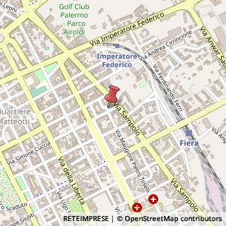 Mappa Via F. Cordova, 17, 90100 Cinisi, Palermo (Sicilia)