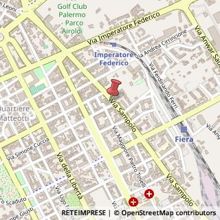 Mappa Via Sampolo, 410, 90143 Palermo, Palermo (Sicilia)