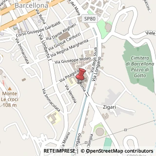 Mappa Via Torino, 50, 98051 Barcellona Pozzo di Gotto, Messina (Sicilia)