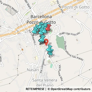 Mappa Via Longano, 98051 Barcellona Pozzo di Gotto ME, Italia (0.324)