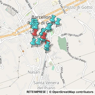 Mappa Via Longano, 98051 Barcellona Pozzo di Gotto ME, Italia (0.3765)