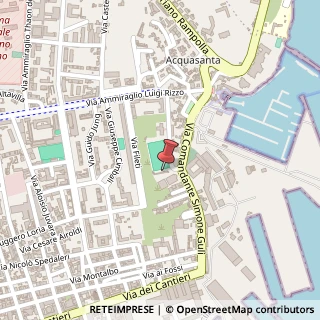 Mappa Via Giordano Calcedonio, 17, 90142 Palermo, Palermo (Sicilia)