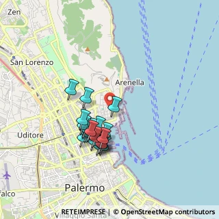 Mappa Via Enrico Fileti, 90142 Palermo PA, Italia (1.7175)