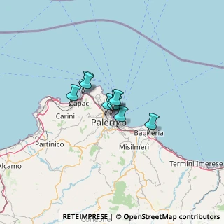 Mappa Via Enrico Fileti, 90142 Palermo PA, Italia (21.39364)