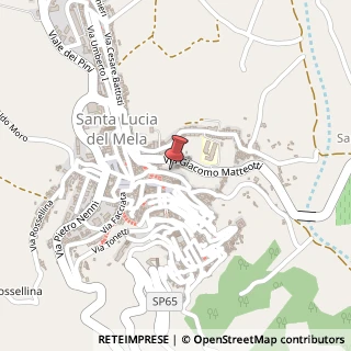 Mappa Via giuseppe garibaldi 153, 98046 Santa Lucia del Mela, Messina (Sicilia)