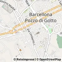 Karte Barcellona Pozzo di Gotto