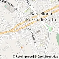 Kaart Barcellona Pozzo di Gotto