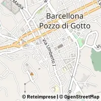 Kaart Barcellona Pozzo di Gotto