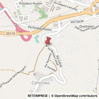 Mappa Via cattafi bartolo 21, 98051 Barcellona Pozzo di Gotto, Messina (Sicilia)
