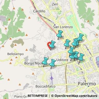 Mappa Largo Girolamo Bellavista, 90145 Palermo PA, Italia (2.05)