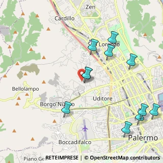 Mappa Largo Girolamo Bellavista, 90145 Palermo PA, Italia (2.64636)