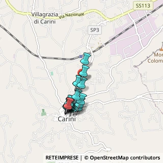Mappa Corso Italia, 90044 Carini PA, Italia (0.8185)