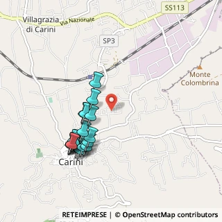 Mappa Via Antonio Prano, 90044 Carini PA, Italia (1.061)