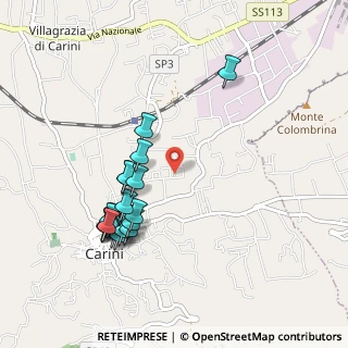 Mappa Via Rocco Chinnici, 90044 Carini PA, Italia (1.121)