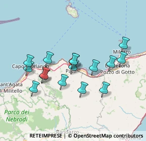 Mappa 98066 Patti ME, Italia (14.63625)