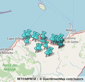 Mappa 98066 Patti ME, Italia (10.7965)