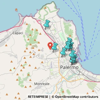Mappa Via Emilia, 90145 Palermo PA, Italia (3.66273)