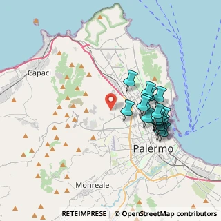 Mappa Via Emilia, 90145 Palermo PA, Italia (3.72444)