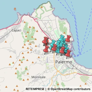 Mappa Via Emilia, 90145 Palermo PA, Italia (2.80059)