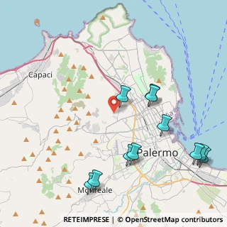 Mappa Via Emilia, 90145 Palermo PA, Italia (5.44182)