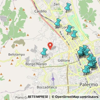 Mappa Via Emilia, 90145 Palermo PA, Italia (3.3345)