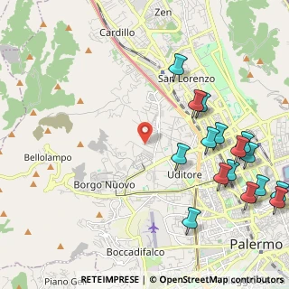 Mappa Via Emilia, 90145 Palermo PA, Italia (3.04688)