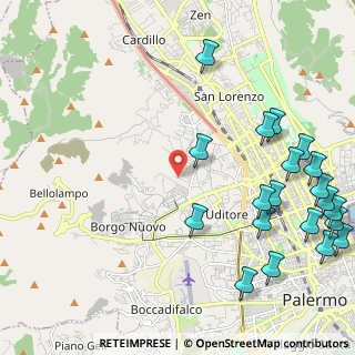 Mappa Via Emilia, 90145 Palermo PA, Italia (3.2645)